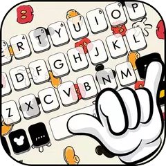 Doodle Cartoon Tastatur-Thema APK Herunterladen