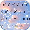 الكيبورد Doodle Blue Sky APK