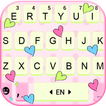 Doodle Heart Chat Tastaturhint