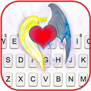 Fundo do Teclado Doodle Heart APK