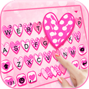 Teclado Doodle Love Pink APK