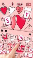 最新版、クールな Doodle Love のテーマキーボード スクリーンショット 1