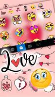 最新版、クールな Doodle Love のテーマキーボード スクリーンショット 2