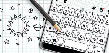 Doodle Sms Tastatur-Thema