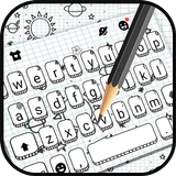 Thème de clavier Doodle Sms icône