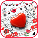 Fundo do Teclado Doodle Red He APK