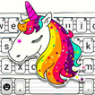 Doodle Unicorn Klavye Teması