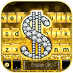 Dollar Gold Glitter Keyboard T