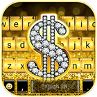 Dollar Gold Glitter icon