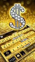 Dollar Gold Glitter poster