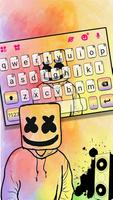 ثيم لوحة المفاتيح Draw Dj Cool الملصق