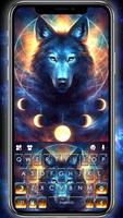 Motywy Dream Night Wolf plakat