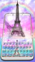 Dreamy Eiffel Tower 키보드 백그라운드 스크린샷 1