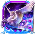 Dreamy Wing Unicorn Keyboard Theme