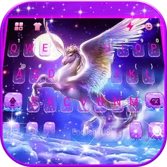Скачать тема Dreamy Wing Unicorn APK