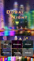 Тема для клавиатуры Dubainight скриншот 2