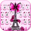 Tema Keyboard Eiffel Tower Bow