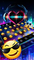 Chủ Đề Bàn Phím Electrical Neon Music ảnh chụp màn hình 2