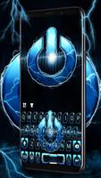 Tema Keyboard Electric Lightni Cartaz