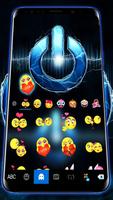 Tema Keyboard Electric Lightni imagem de tela 2
