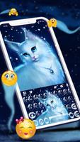 Tema Keyboard Elegant Kitty Ni imagem de tela 1