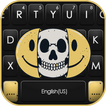 Hình nền bàn phím Emoji Skull