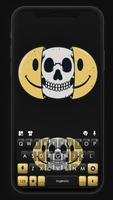 Hình nền bàn phím Emoji Skull bài đăng