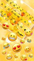 الكيبورد Emojis 3D Gravity الملصق