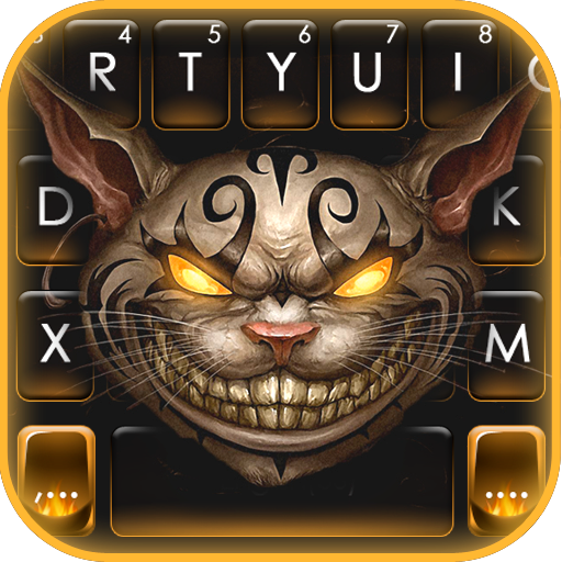 Evil Angry Cat Tema de teclado