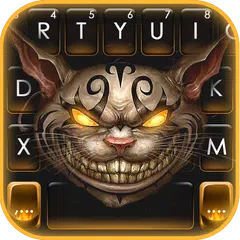 Evil Angry Cat Tastatur-Thema APK Herunterladen