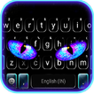 Evil Cat Eyes Keyboard Backgro