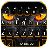Thème de clavier Evil Cat Glar icône
