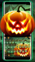 Tema Keyboard Evil Halloween Cartaz