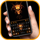 خلفية الكيبورد Evil Skull APK