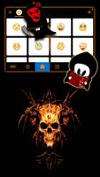 خلفية الكيبورد Evil Skull تصوير الشاشة 3
