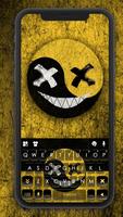 Fundo do Teclado Evil Smile Emoji Cartaz