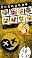 Fundo do Teclado Evil Smile Emoji imagem de tela 2