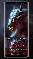 ثيم لوحة المفاتيح Evil Wolf الملصق