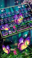 Latar Belakang Keyboard Fantasy Butterfly poster