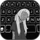 Fundo do Teclado Faceless Girl ícone