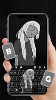 Fundo do Teclado Faceless Girl Cartaz