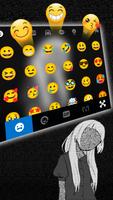Fundo do Teclado Faceless Girl imagem de tela 2