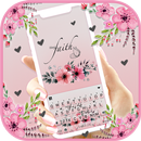 Hình nền bàn phím Faith Blosso APK