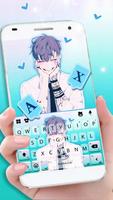 Tema Keyboard Fall In Love Boy poster