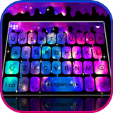 Teclado Galaxy Droplets ícone