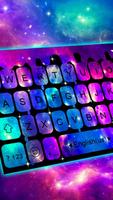 Teclado Galaxy Droplets Cartaz