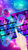 Teclado Galaxy Droplets imagem de tela 1