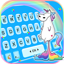 Tema Keyboard Farting Rainbow  APK