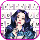 Bàn phím Fashion Kpop Girl APK
