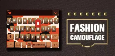 Фон клавиатуры fashioncamo